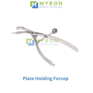 Myron Plate holding forceps self centric