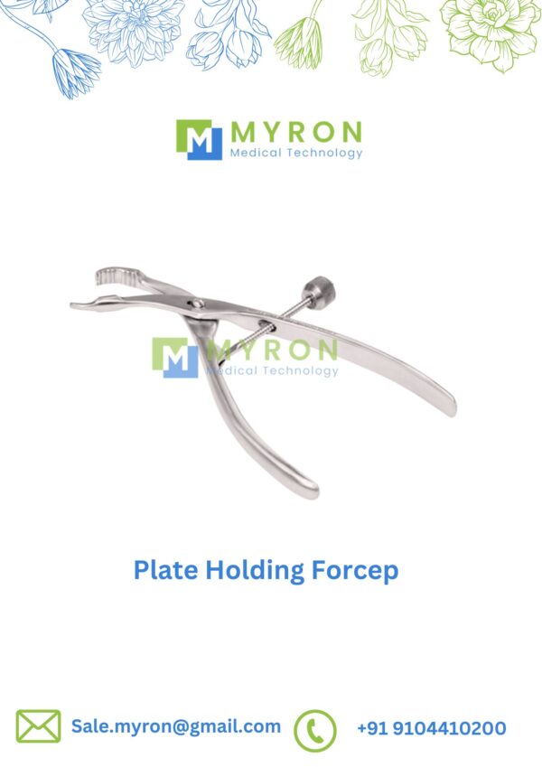 Myron Plate holding forceps self centric