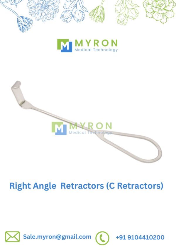 Myron Right angle retractors (c retractors) orthopedic instruments