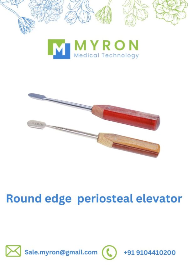 Myron round edge periosteal elevator