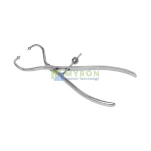 Patella bone holding forceps single prong with ball tip orthopedic and surgical instrument